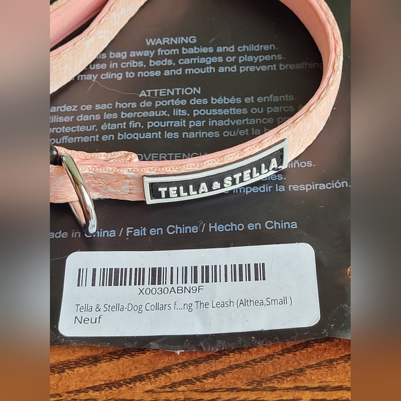 2 /$15 New Tella & Stella Designer Dog Collar Althea Sz Small - Picture 8 of 8